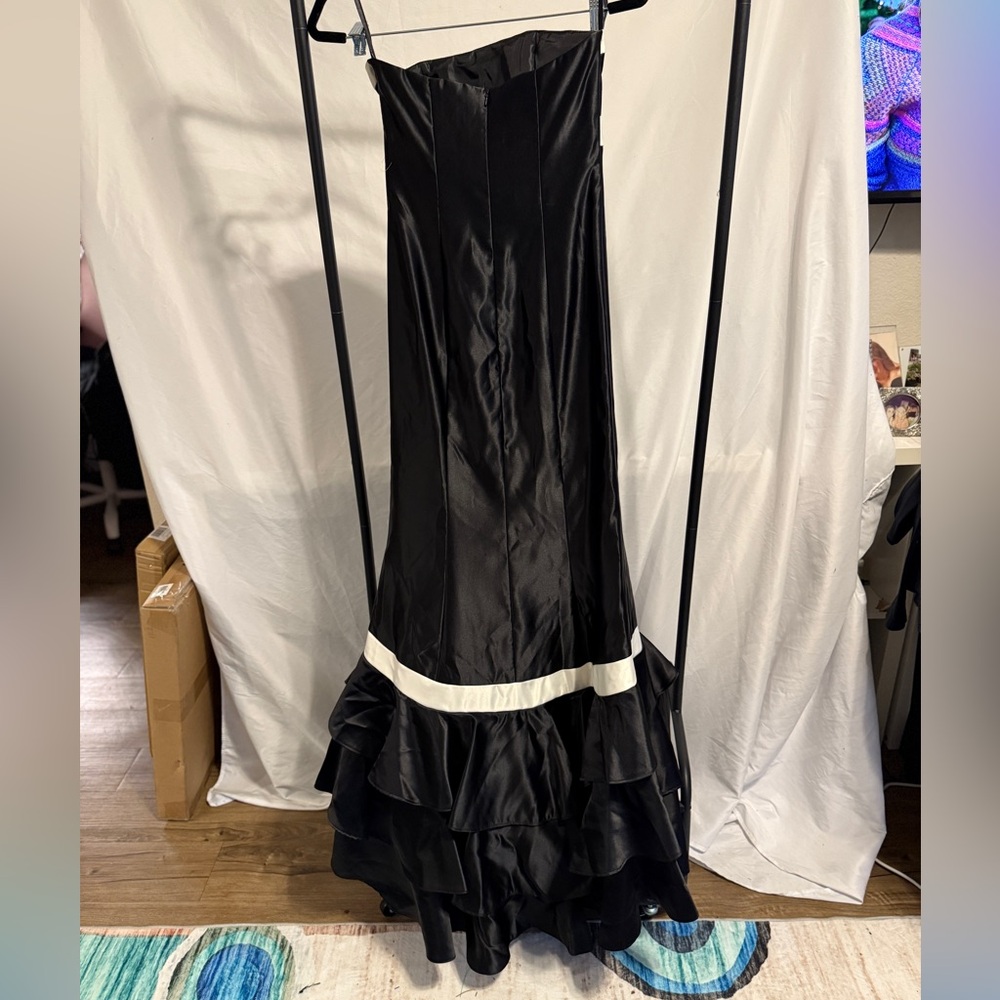 Jessica McClintock for Gunne Sax Vintage Strapless Gown โ Size 3 - Picture 7 of 8